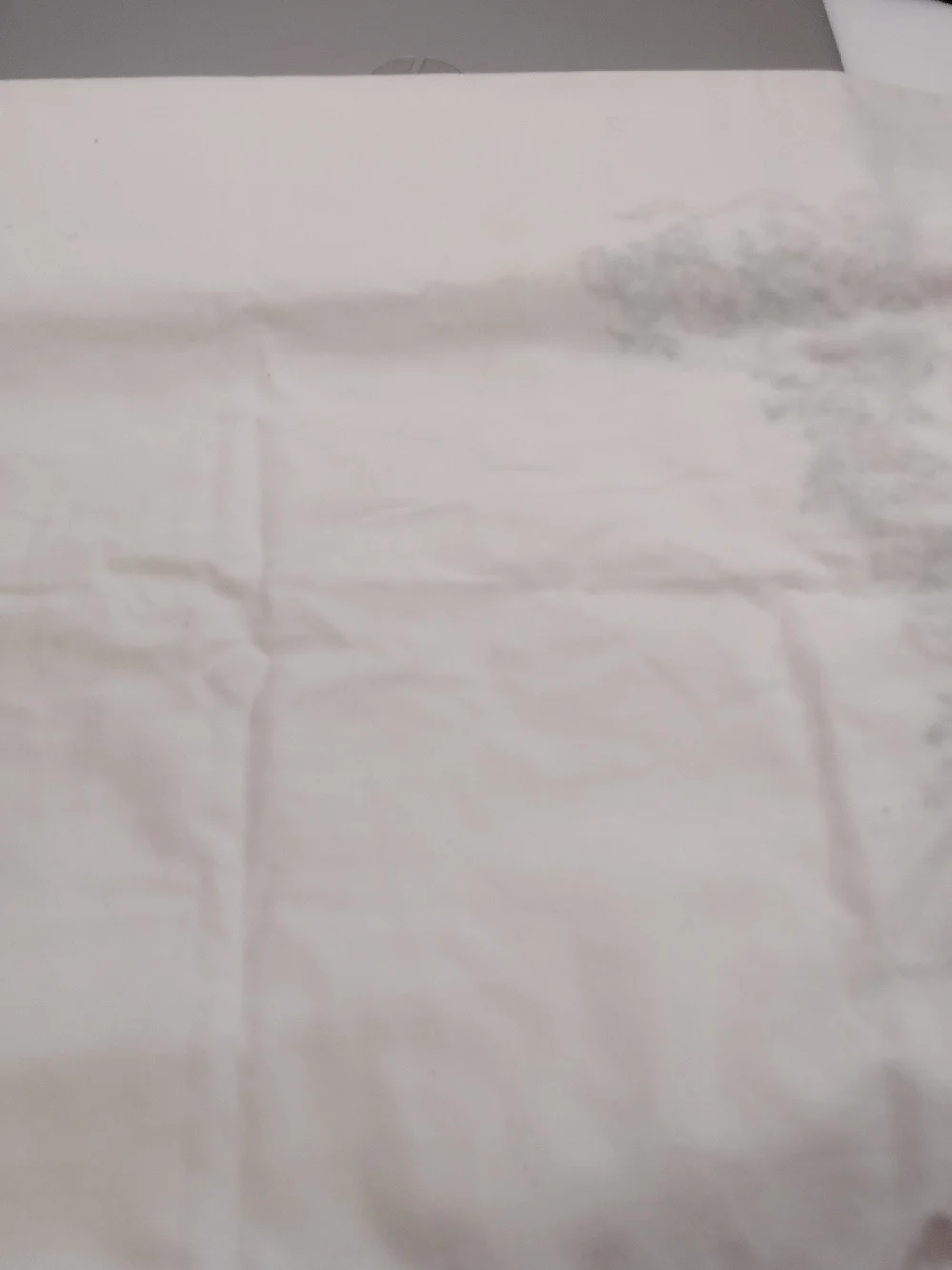 Vintage Hand-Embroidered Pillowcases with Floral Design